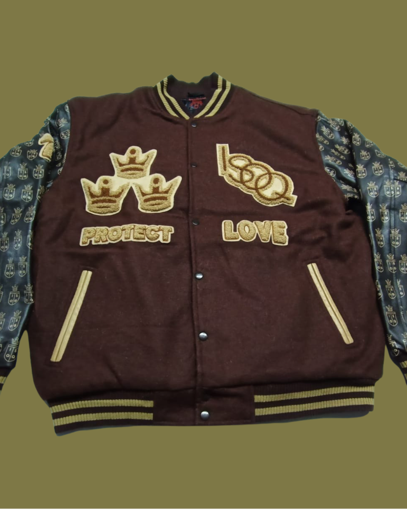 IOSQ LOGO VARSITY Brown / Tan