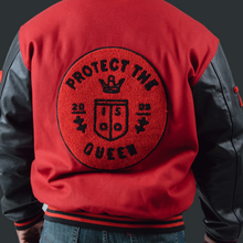 Load image into Gallery viewer, ISOQ VARSITY JACKET Red Black
