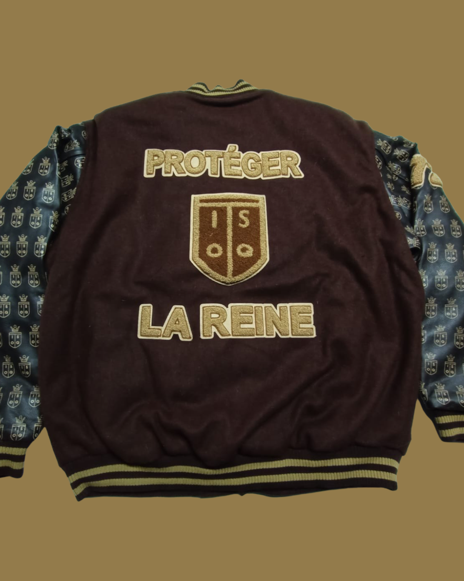 IOSQ LOGO VARSITY Brown / Tan